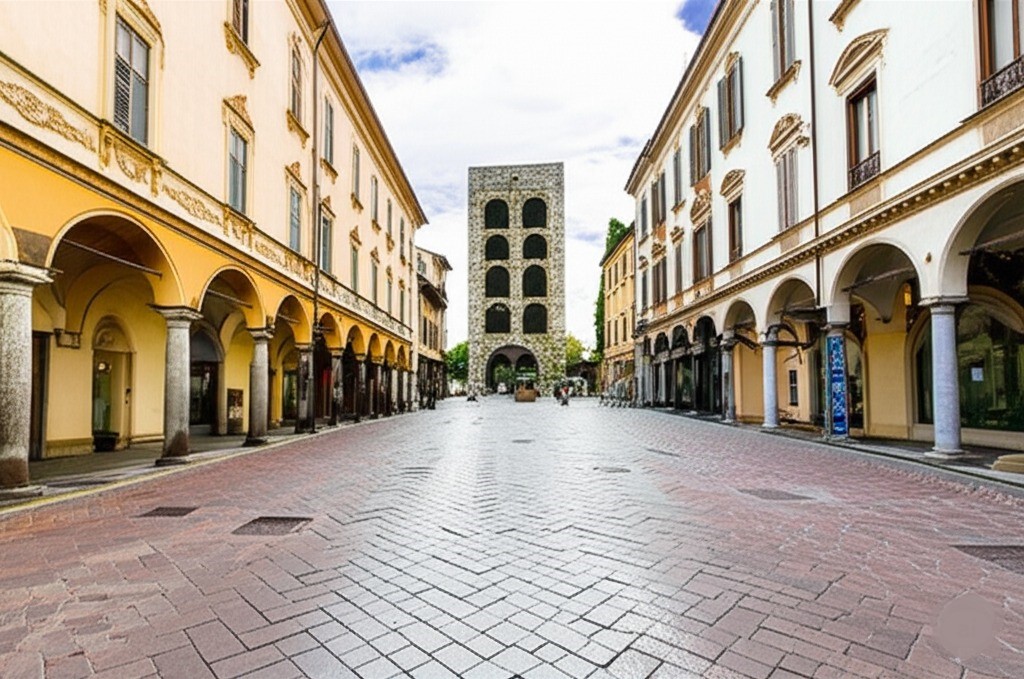 Centro storico di Como: impianti elettrici su immobili vincolati